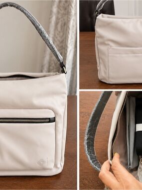 Samsonite Hobo bag- light gray. BRAND NEW